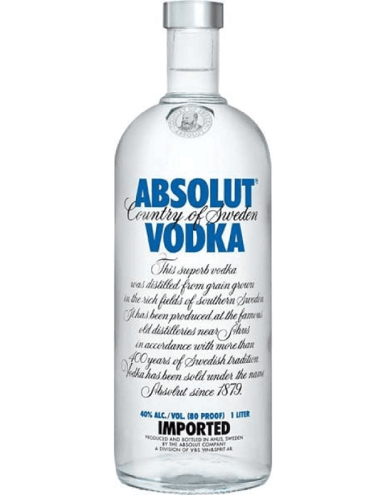 Absolute Vodka (1L) | Hotel Miracle